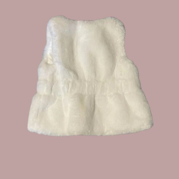 First Impressions Macy's Faux-Fur Vest Baby Girl - Picture 2 of 5